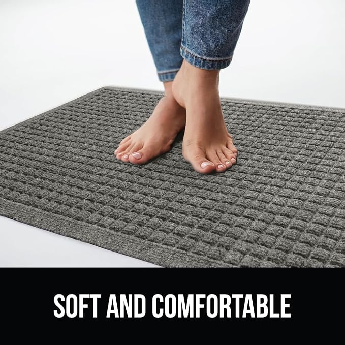 GORILLA GRIP® Ultra Absorbent Front Door Mat Outside Entrance, Traps Dirt and - Image 7