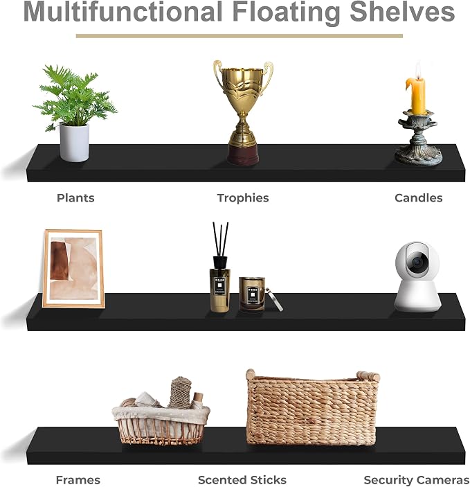 Sorbus Floating Shelves for Wall - Image 6