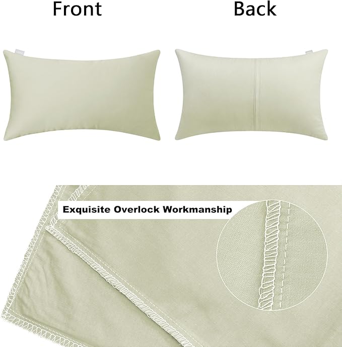 Thmyo 4-Pack 100% Cotton Christmas/Halloween Lumbar Comfortable Solid - Image 6