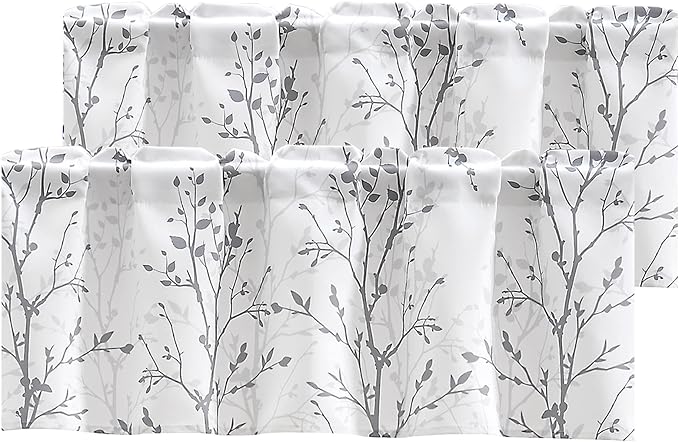 Luvyohmee Tree Branch Printed Curtain Valance, 18 inches Long Window Treatment by Luvyohmee