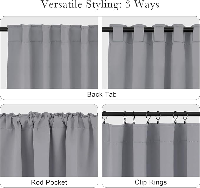PONY DANCE Short Curtains Half Window Curtains - Image 5