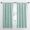 NICETOWN 2 Panels Blackout Curtains, Rod Pocket Thermal Insulated Curtains by NICETOWN