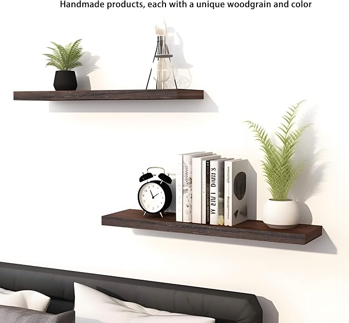 PHPH 24 Inch Wood Floating Shelves - Image 2