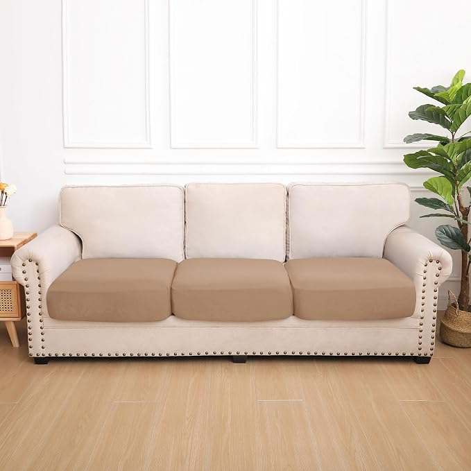 hyha Waterproof Couch Cushion Covers, Stretch Sofa Couch Seat Slipcover - Image 7