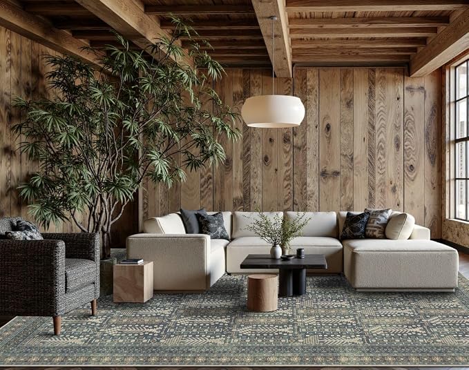 Rugxara 9x12 Washable Area Rugs - Image 2
