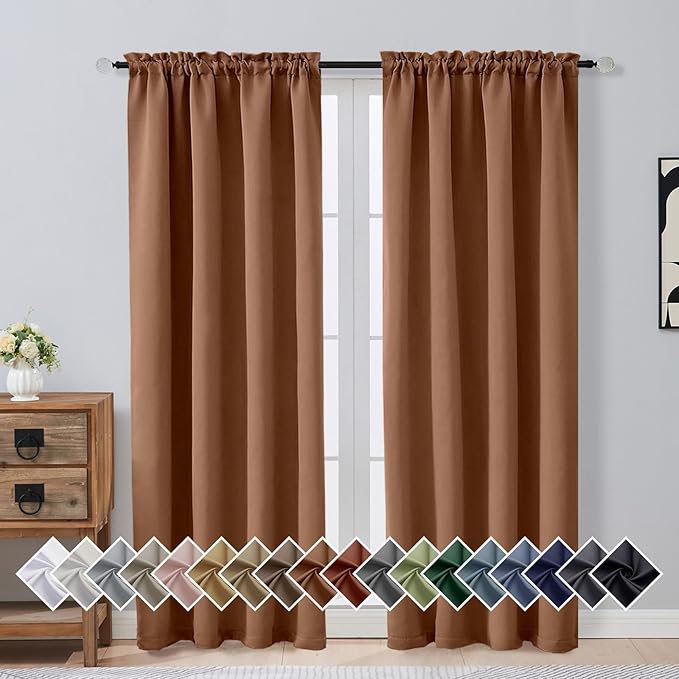OVZME Sun Baked Blackout Curtains by OVZME