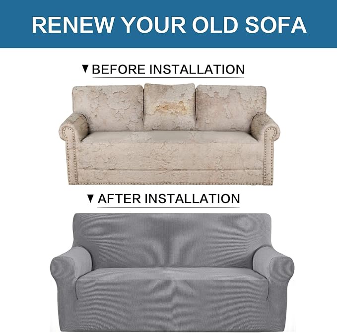 H.VERSAILTEX Stretch Sofa Slipcovers Loveseat Slipcover|Cover - Image 6