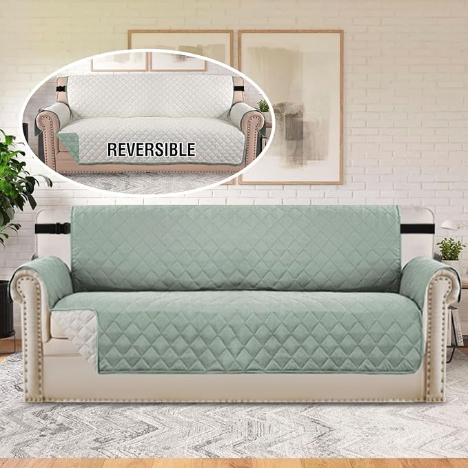 H.VERSAILTEX Sofa Protector for Dog Sofa Slipcover Quilted Furniture Protector - Image 3