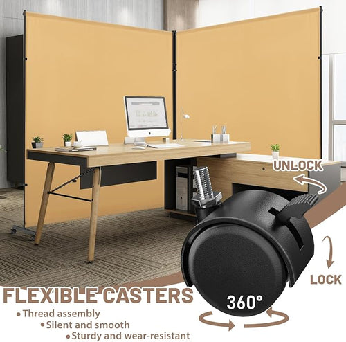 2 Panels Room Divider/Privacy Screen - Image 2
