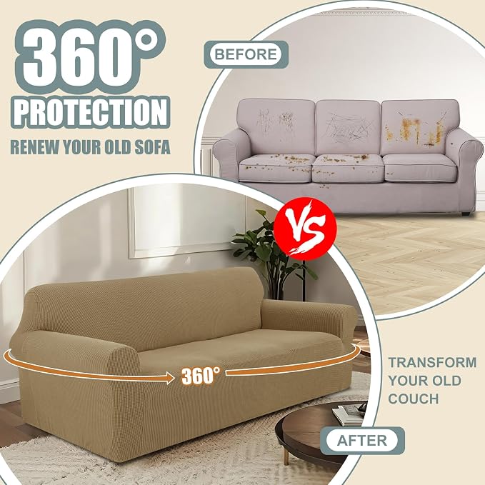 Stretch Couch Cover Washable Sofa Slipcover Furniture Protector - Image 4