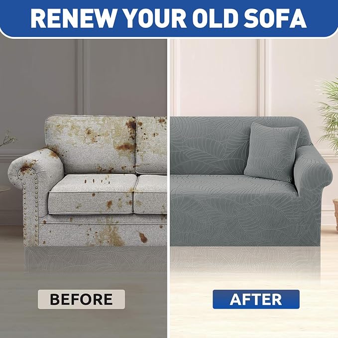 YEMYHOM Couch Cover Latest Jacquard Design High Stretch Sofa Chair Covers - Image 8