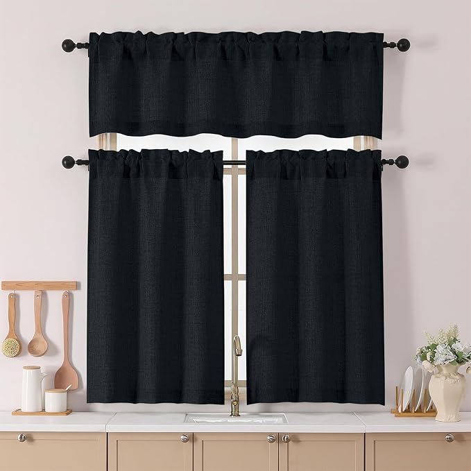 Chyhomenyc Black Valance for Windows - Image 2