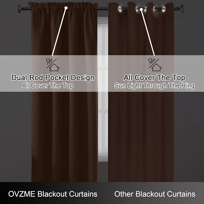 OVZME Sun Baked Blackout Curtains - Image 6