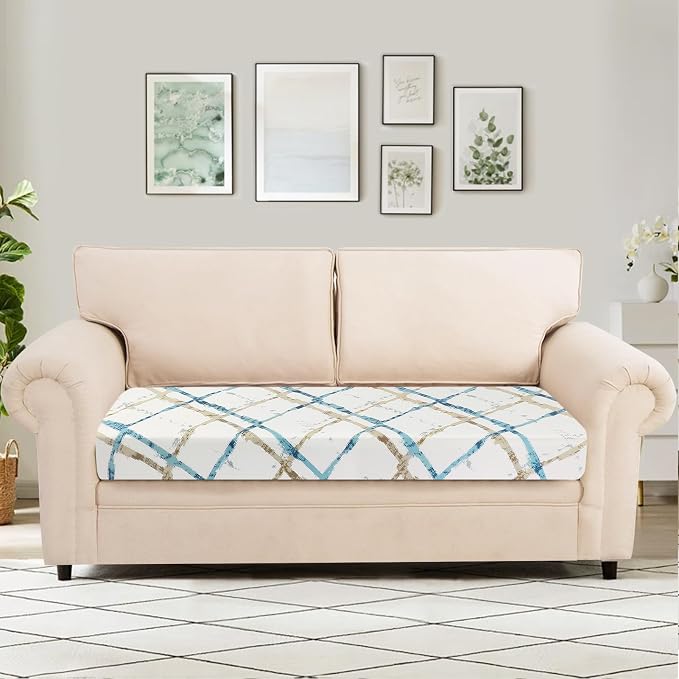 SearchI Stretch Printed Sofa Couch Cushion Covers Replacement Chair Cushion - Image 2