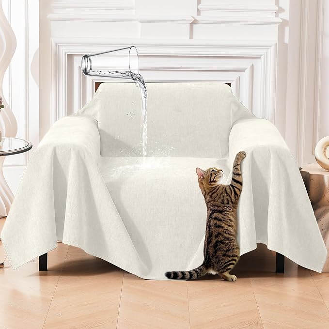 Deep Dream Cat-Scratch Resistant Armchair Couch Cover, Waterproof Sofa Cover by DeepDream