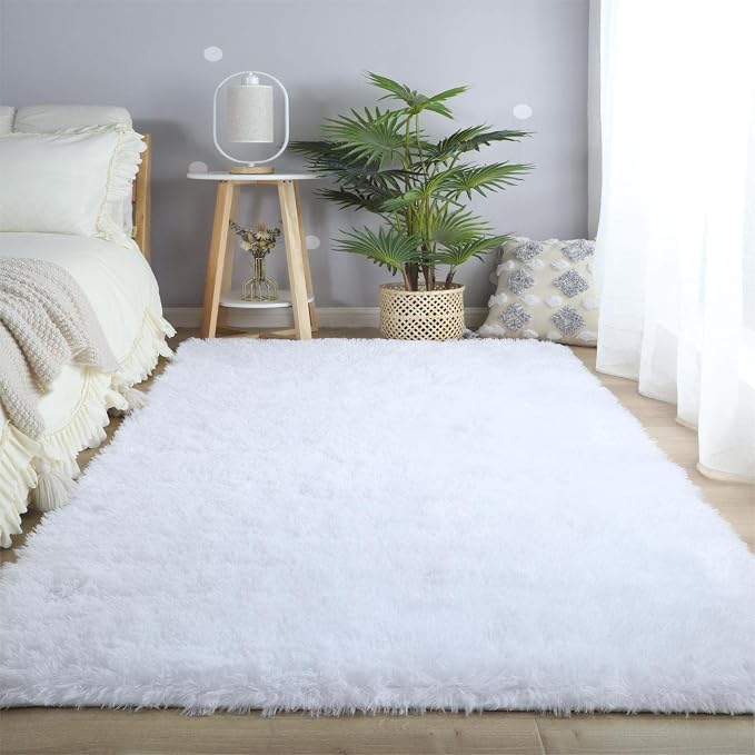 CAIYUECS Shag Area Rug, Indoor Ultra Soft Shaggy Plush Rugs - Image 5