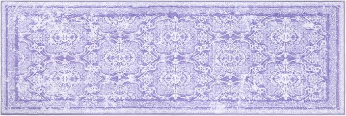 Vaukki Hallway Runner Rug, Vintage Shaggy Soft Laundry Rug Runner, Non Slip - Image 8