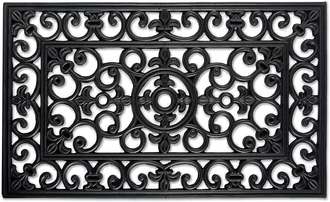 DII Rubber Doormats Collection All Weather, Wrought Iron - Image 10