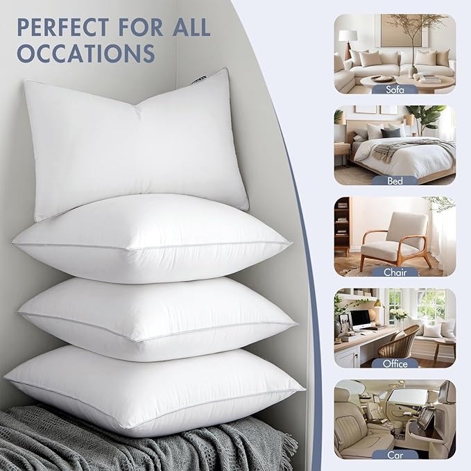 MIULEE 12 x 20 Pillow Inserts -Decorative Throw Pillows - Image 6
