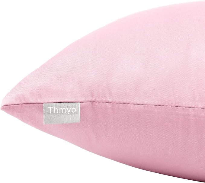 Thmyo 4-Pack 100% Cotton Comfortable Solid Decorative Throw Pillow Case Square - Image 7