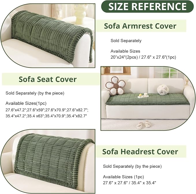 OstepDecor Washable Couch Cover - Image 3