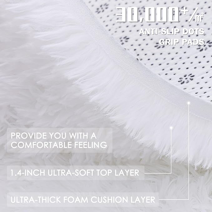 OLANLY 7x12 Machine Washable Large Area Rugs - Image 8
