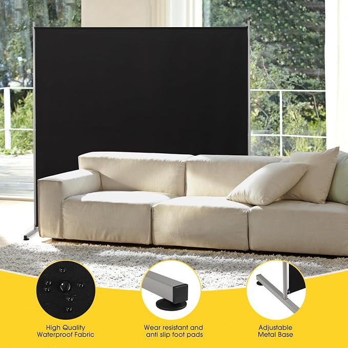 RANTILA Single Large Panel Room Divider, Privacy Screen - Image 3