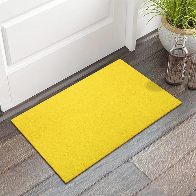 AAZZKANG Yellow Door Mats 2 Pack Multipurpose Utility Mats - Image 2