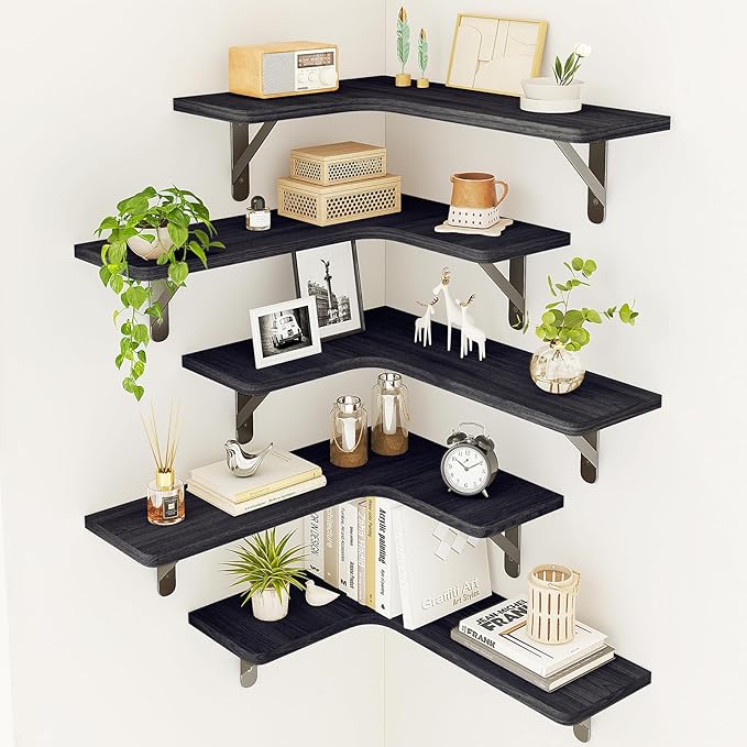 Fixwal Corner Shelves Floating Shelves by Fixwal