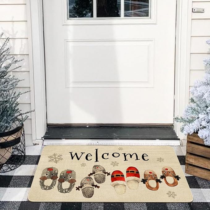 Merry Christmas Door Mat Outdoor - Image 5
