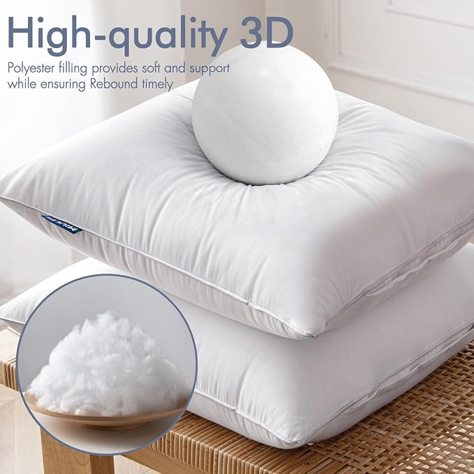 MIULEE 22 x 22 Pillow Inserts -Decorative Throw Pillows - Image 2