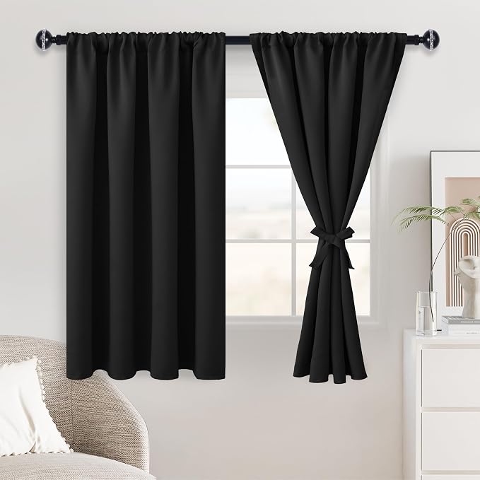 JIUZHEN Blackout Curtains for Bedroom– Thermal Insulated, Noise Reducing Room by JIUZHEN