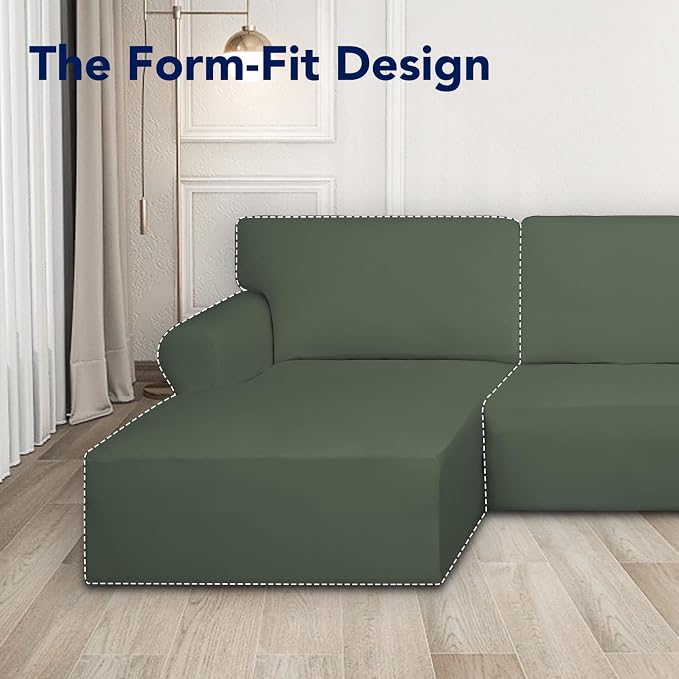 PureFit Super Stretch Sectional Couch Covers - Image 5