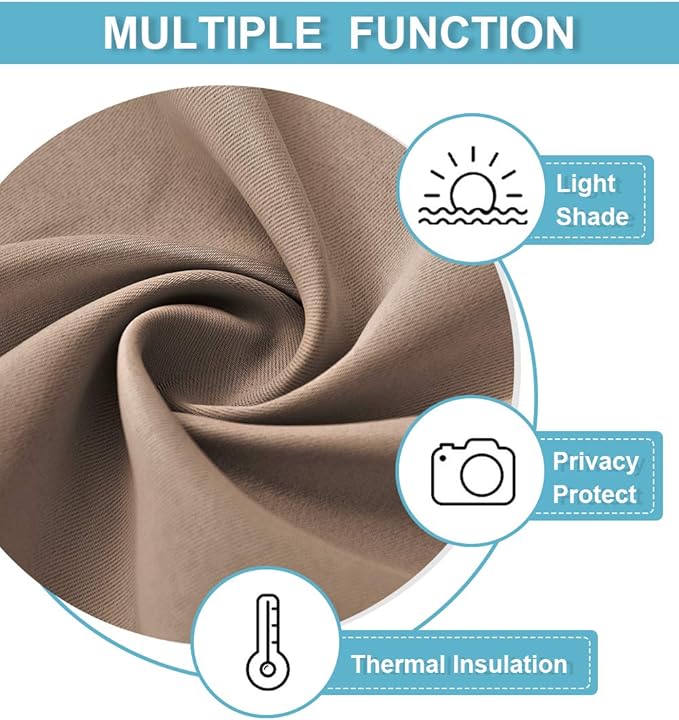 RYB HOME Bedroom Balckout Curtains - Image 6