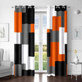 Tyrot Orange 100% Blackout Curtains by TyrotHomeDecor
