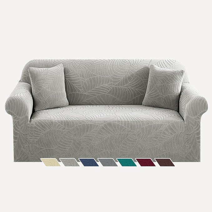 YEMYHOM Couch Cover Latest Jacquard Design High Stretch Sofa Covers by YEMYHOM