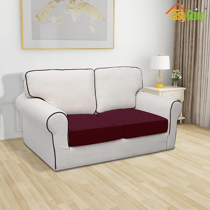 Easy-Going Waterproof Loveseat Cushion Covers, Non-Slip Leakproof Sofa Seat - Image 2