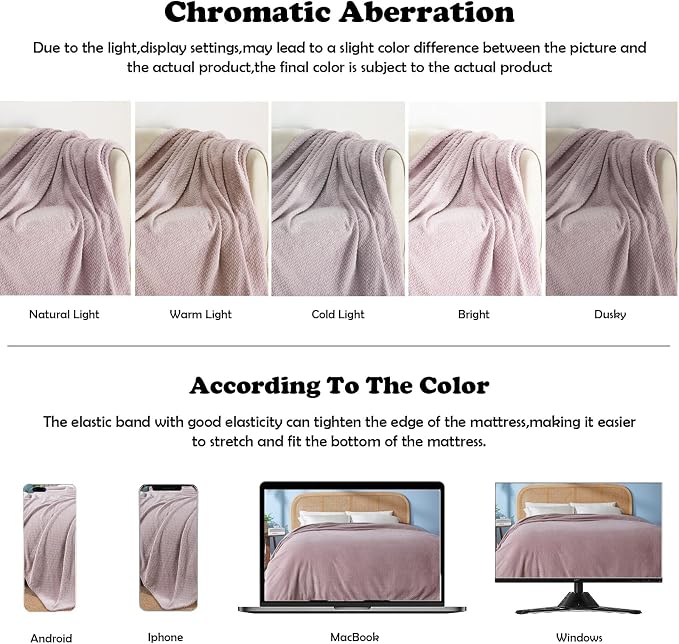 NEWCOSPLAY Super Soft Throw Blanket Premium Silky Flannel Fleece Leaves Pattern - Image 6
