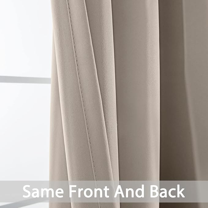 Yakamok Blackout Curtains Room Darkening Thermal Insulated Window Panels - Image 6