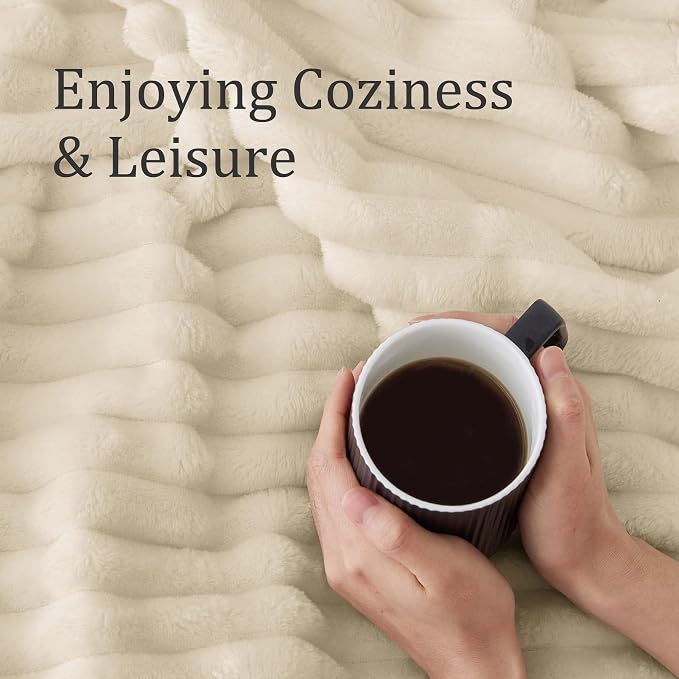 BEDELITE King Size Blanket for Bed, 300GSM Soft & Warm Fleece Blanket, - Image 5