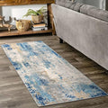 Lahome Modern Abstract Laundry Rug Runner, 2x4.3 Washable Throw Carpet Runner by Lahome