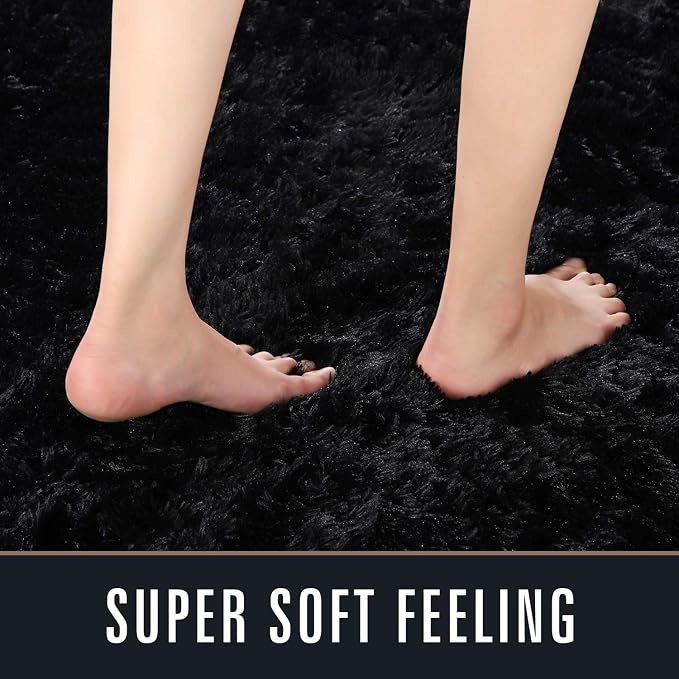 Merelax Soft Modern Indoor Shaggy Area Rug - Image 4
