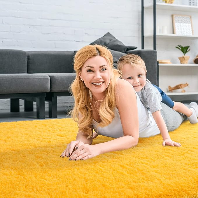 Merelax Modern Soft Fluffy Large Shaggy Rug - Image 8