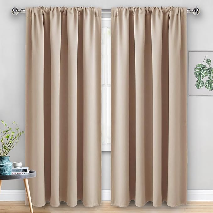 JIUZHEN Blackout Curtains for Bedroom - Image 2