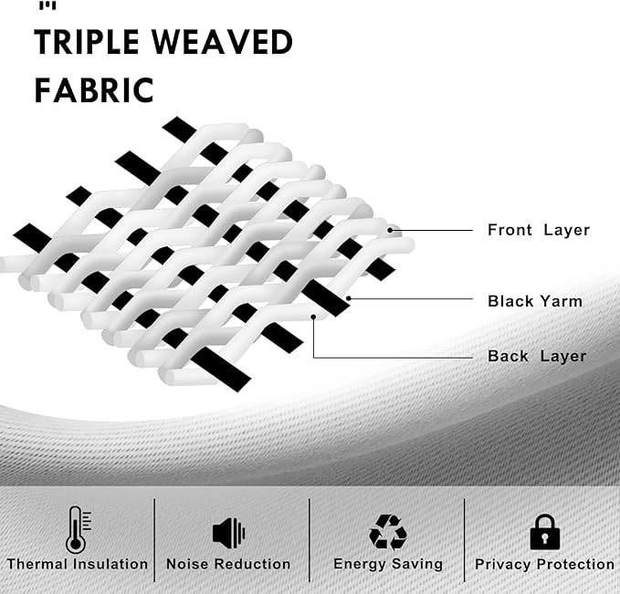DWCN Blackout Curtains for Bedroom - Image 6