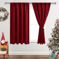 JIUZHEN Christmas Blackout Curtains by JIUZHEN