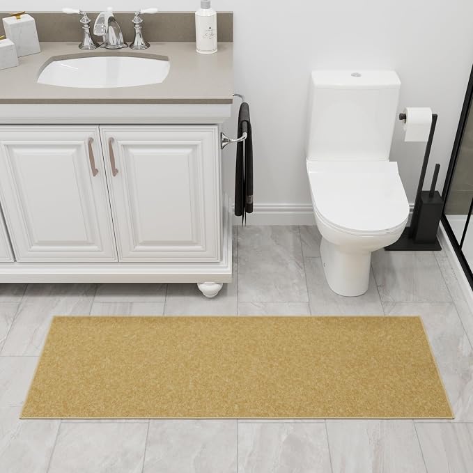 Ottomanson Hallway Runner Rug 1'10" x 6' Non Slip Solid Area Rugs Easy to Clean - Image 12