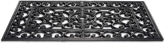 DII Rubber Doormats Collection All Weather, Wrought Iron - Image 12