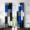 Tyrot Royal Blue 100% Blackout Curtains by TyrotHomeDecor
