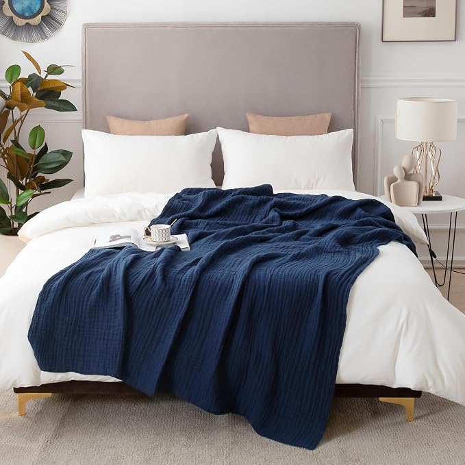 EMME Cotton Muslin Blanket King Size by EMME